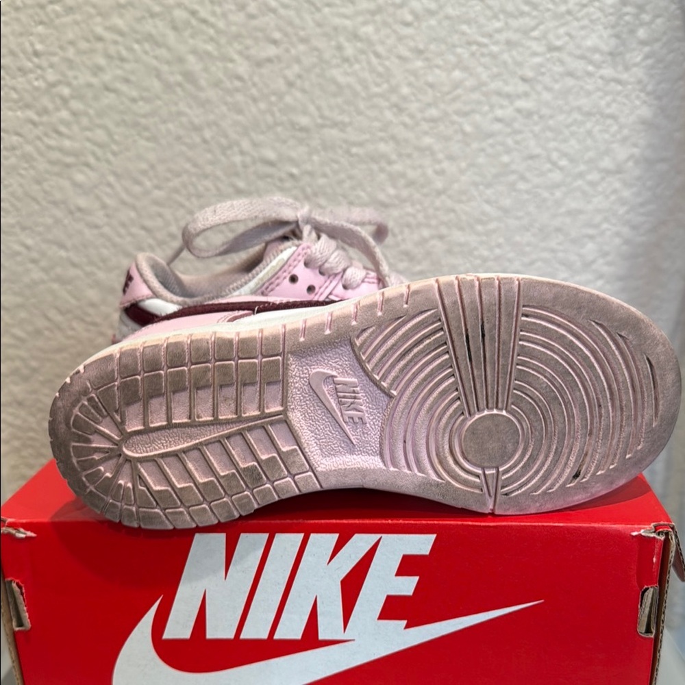Nike Dunk Low Pink/Red/White ‘Valentine’s Day’ (PS) - Picture 5 of 7